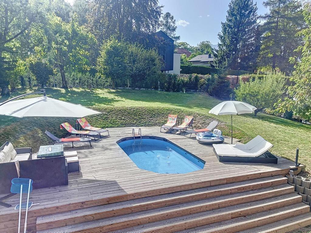 Appartement Moderne Avec Terrasse Et Piscine A Chatel Sur 벡스 외부 사진